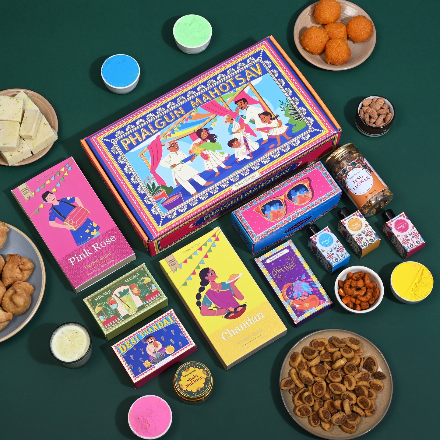 Phalgun Mahotsav – Premium Holi Gift Hamper (15 Festive Inclusions)