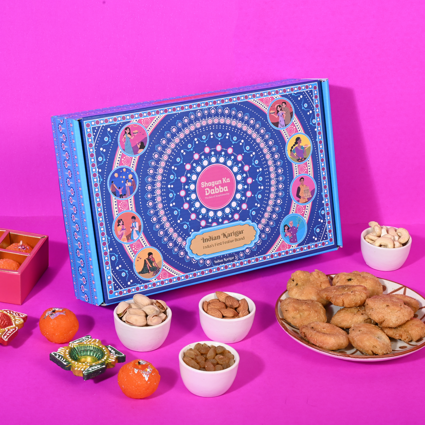 Shagun Ka Dabba Diwali Hamper 7 Inclusions 2.0